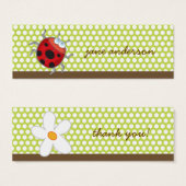 Balise cadeau de Merci Ladybug / (Devant & derrière)