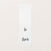 Balise cadeau de Noël à feuillage persistant plié (Inside Unfolded)