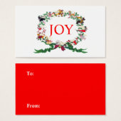 Balise cadeau de Noël de douze chiens (Devant & derrière)