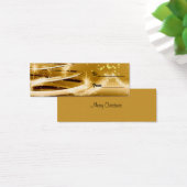 Balise cadeau de Noël d'or (Bureau)