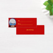 Balise cadeau de Noël Globe personnalisable (Bureau)
