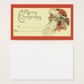 Balise cadeau de Noël Vintage (Devant & derrière)