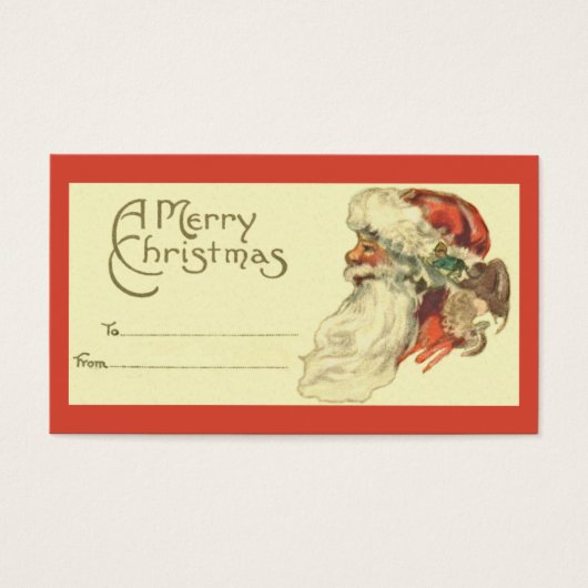 Balise cadeau de Noël Vintage (Devant)