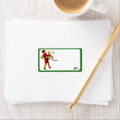 Balise cadeau de Noël Vintage Stickers #4 (En situation)