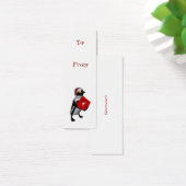 Balise cadeau de pingouin père Noël (Bureau)