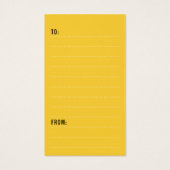 Balise Cadeau Du Nouvel An Pour La Typographie D'O (Dos)