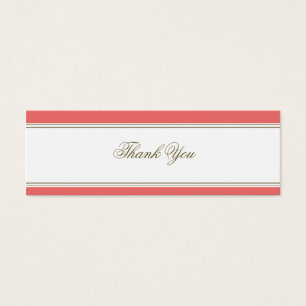 Balise Cadeau Favoriser le corail en bande simple