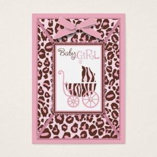 Balise Cadeau Fille Cheetah Rose A