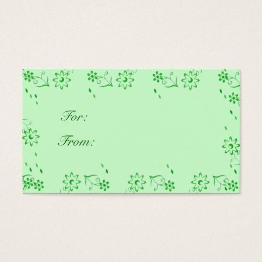 Balise cadeau Green Deco (Devant)