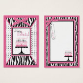 Balise cadeau HP Wild Birthday Cake (Devant & derrière)