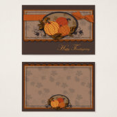 Balise cadeau Jardin citrouille (Devant & derrière)