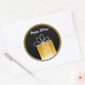 Balise cadeau joyeux Sticker d'anniversaire (Enveloppe)