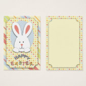 Balise cadeau lapin de Pâques (Devant & derrière)