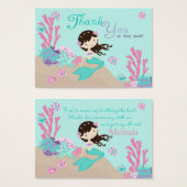 Balise cadeau Little Mermaid TY L2 Brunette (Devant & derrière)