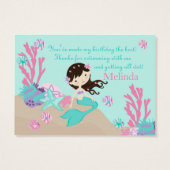 Balise cadeau Little Mermaid TY L2 Brunette (Dos)