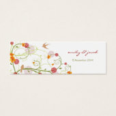 Balise cadeau Mariage d'hibiscus jaune (Devant)