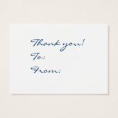 Balise cadeau Merci (Dos)