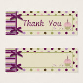 Balise cadeau Mulberry Dot TY Skinny (Devant & derrière)