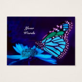 Balise cadeau Papillon en bleu clair (Dos)