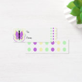 Balise Cadeau Papillon Jaune Et Violet (Bureau)