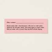 Balise cadeau pour lavage à la main uniquement (Dos)