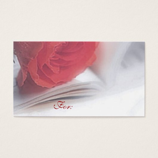 Balise cadeau Red Rose (Devant)