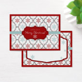 Balise cadeau Retro Snowflakes 2 (Bureau)