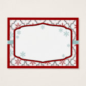Balise cadeau Retro Snowflakes 2 (Dos)