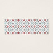 Balise cadeau Retro Snowflakes Skinny (Dos)