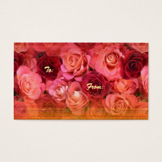 Balise Cadeau rose (Devant)
