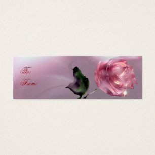 Balise cadeau rose -