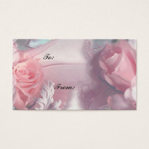 Balise cadeau Rose romantique