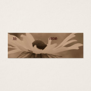 Balise Cadeau Sepia Black Eyed Susan Flower