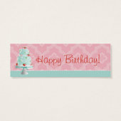 Balise cadeau Skinny Cake fraise (Dos)
