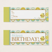 Balise cadeau Sweet Retro Skinny (Devant & derrière)