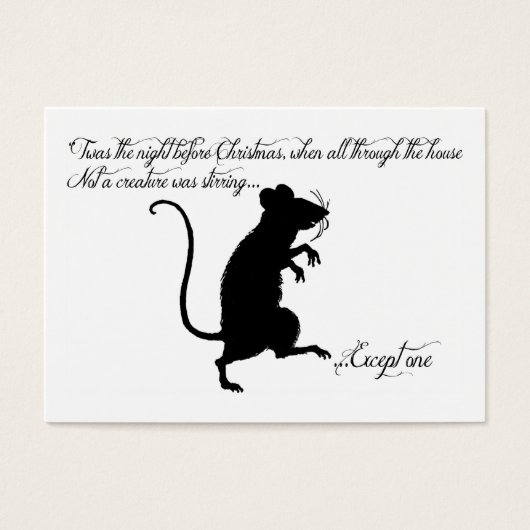 Balise cadeau 'Twas the Night Before Christmas (Devant)