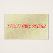 Balise cadeau vintage Plywood Rustic Père Noël (Dos)