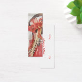 Balise cadeau vintage rousse avec bow (Bureau)