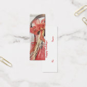 Balise cadeau vintage rousse avec bow (Bureau)