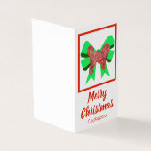 Balise Cockapoo Silhouette Christmas Dog & Green B (Outside)