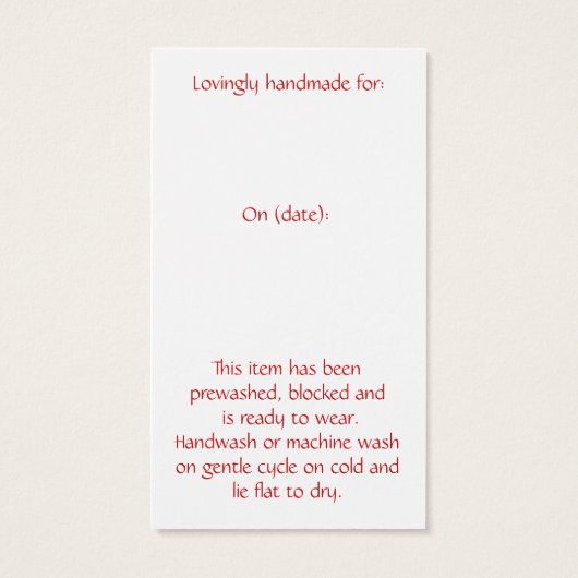 Balise d'accrochage de Crochet d'amour (Dos)