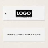 Balise d'accrochage du Étiquette de logo simple et (Devant & derrière)