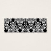 Balise de baby shower rouge noir ladybug damask (Dos)