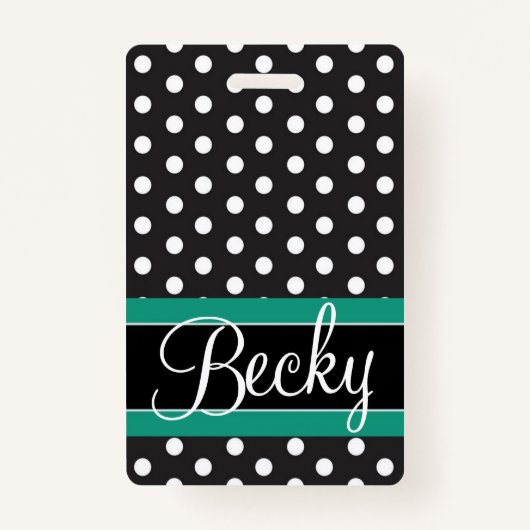 Balise de bagage à points / Badge (Devant)