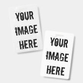 Balise de bagage de Badge entièrement personnalisa (Avant & arrière)