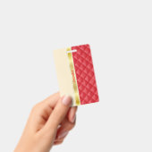 Balise de bagage en ruban or / Badge (Manuel / portable)