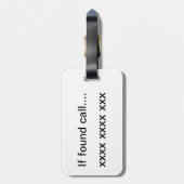 Balise de bagage - Étiquette des cycles à moteur (Dos Vertical)