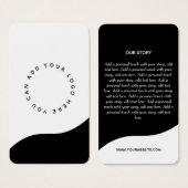 Balise de blocage d'entreprise du logo moderne (Devant & derrière)