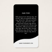 Balise de blocage d'entreprise du logo moderne (Dos)