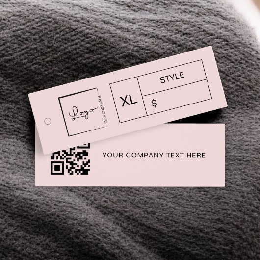 Balise de blocage du logo de l'entreprise rose Pri